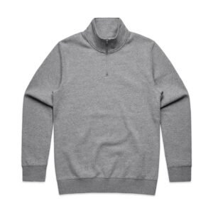 5125 half zip crew grey marle 94909