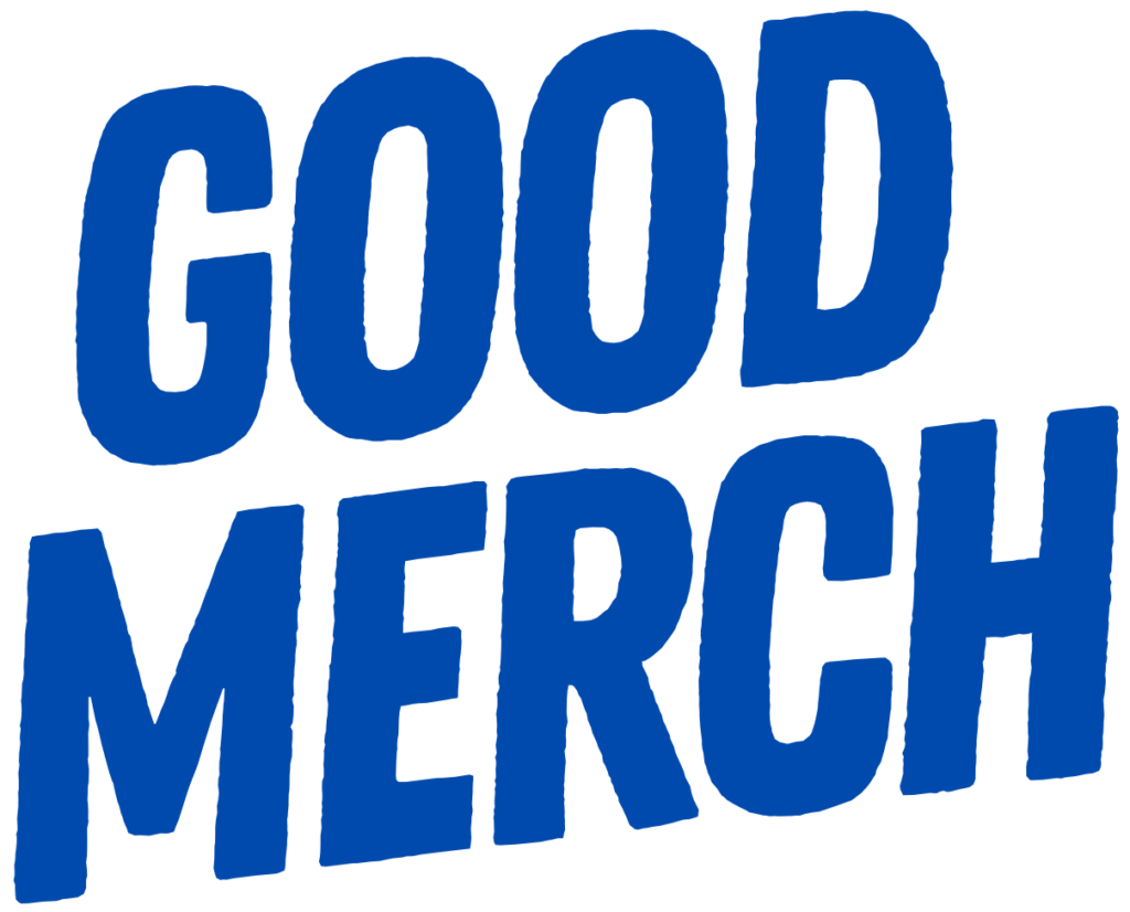good merch stacked logo